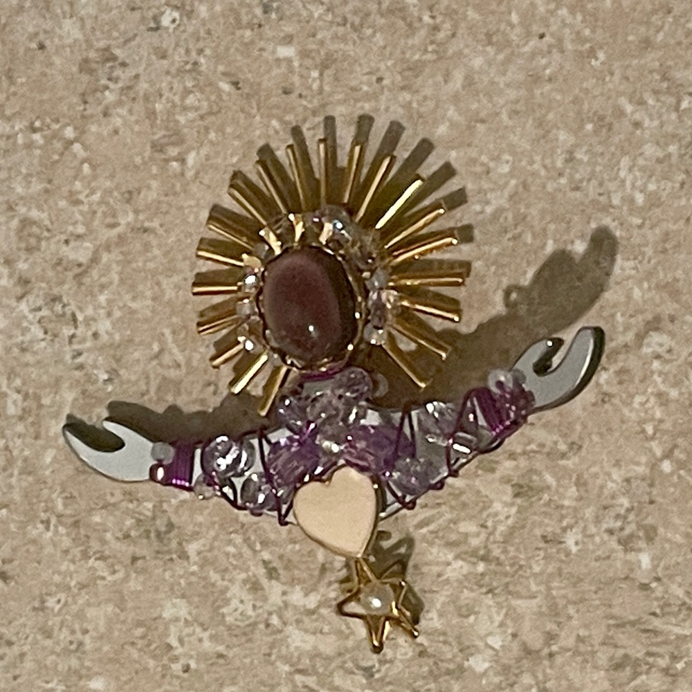 Liztech 2008 signed original Goddess’s Embrace Brooch - Picture 4 of 8